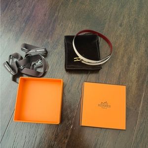 Hermes Behapi double tour bracelet